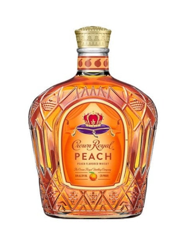 Crown Royal Peach Flavored Whisky, 750 mL (70 Proof)